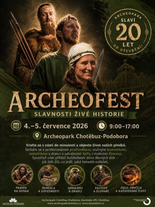 (Česky) Archeopark slaví 20 let!